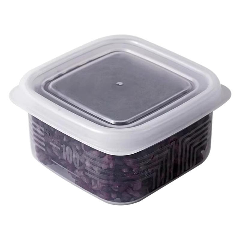 Refrigerator storage box, frozen meat compartmentalized small box, frozen preservation box, microwave-safe food, whole grain and rice portioning box Item Picture