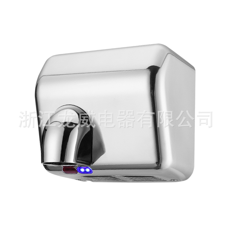 KINGWE厂家货源酒店厕所智能感应干手器烘手机带360度旋转喷头