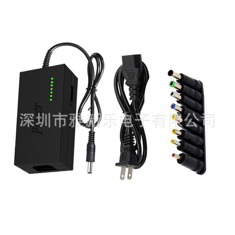 12-24V adjustable notebook multi-functional power supply 96W 12-24v adjustable voltage seven-level power supply straight head Item Picture