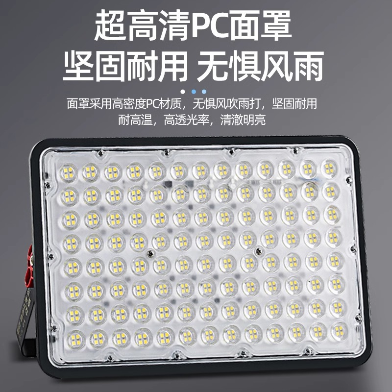 led floodlights, high-brightness private mold outdoor waterproof floodlights, high-power garden spotlights, advertising lighting lamps details Picture