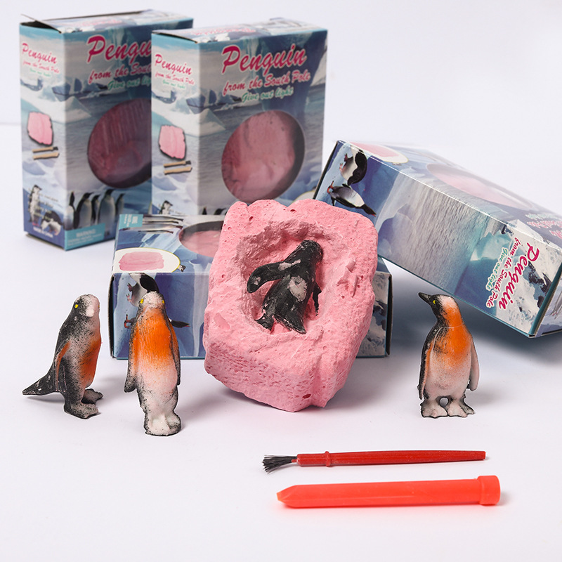 跨境考古挖掘盲盒恐龙挖宝玩具模型挖掘考古玩具恐龙蛋考古挖宝产品图