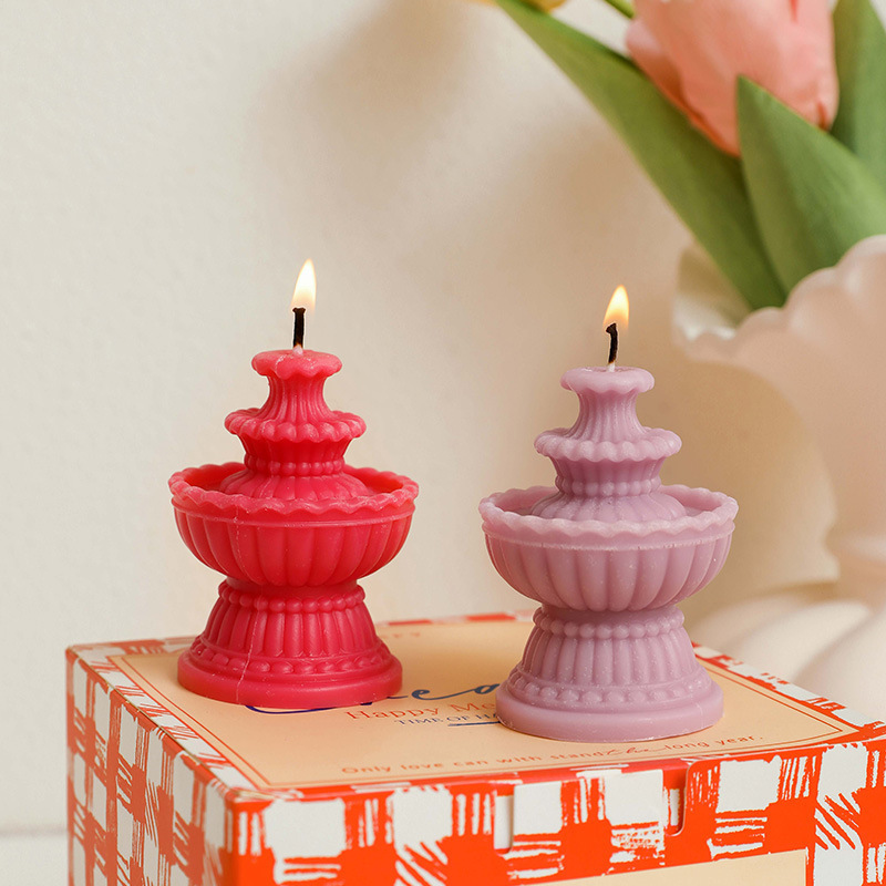 Ins-style wishing well scented candles, girls' mood, Festival shaped scented candles, niche original birthday gifts details Picture