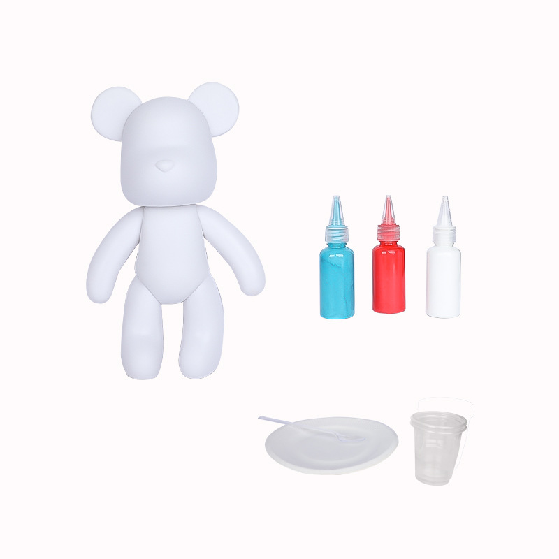 石膏娃娃玩具/石膏娃娃袋/石膏娃娃/DIY彩绘/茶宠产品图