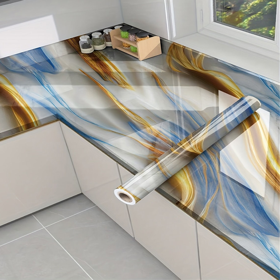 Cross-border exclusive Gilt Marble-patterned wallpaper for home decoration building materials background wall Gilt Marblewallpaper Specification image