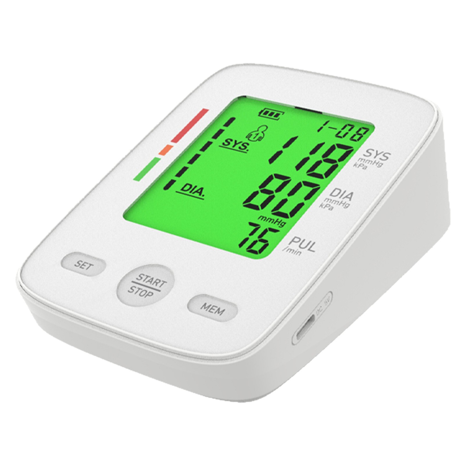 Cross-border exclusive electronic blood pressure monitor, high-precision large-screen home blood pressure monitor, fully automatic blood pressure measuring instrument Item Picture