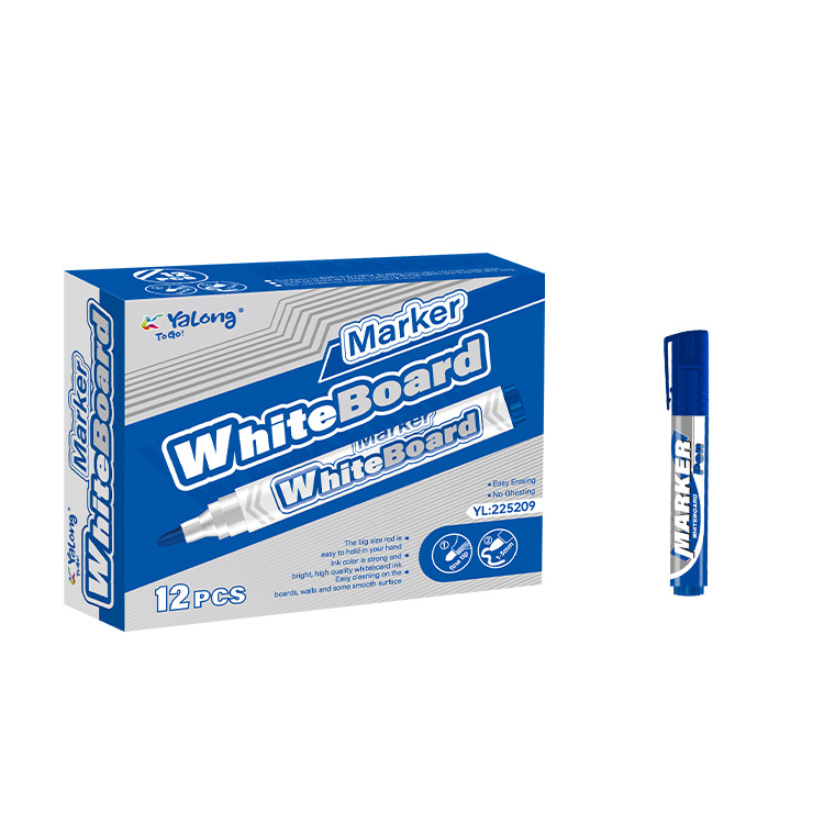 Yalong Cross-border Student Wholesale large-capacity marker pens, school office supplies, 4-color whiteboard pens