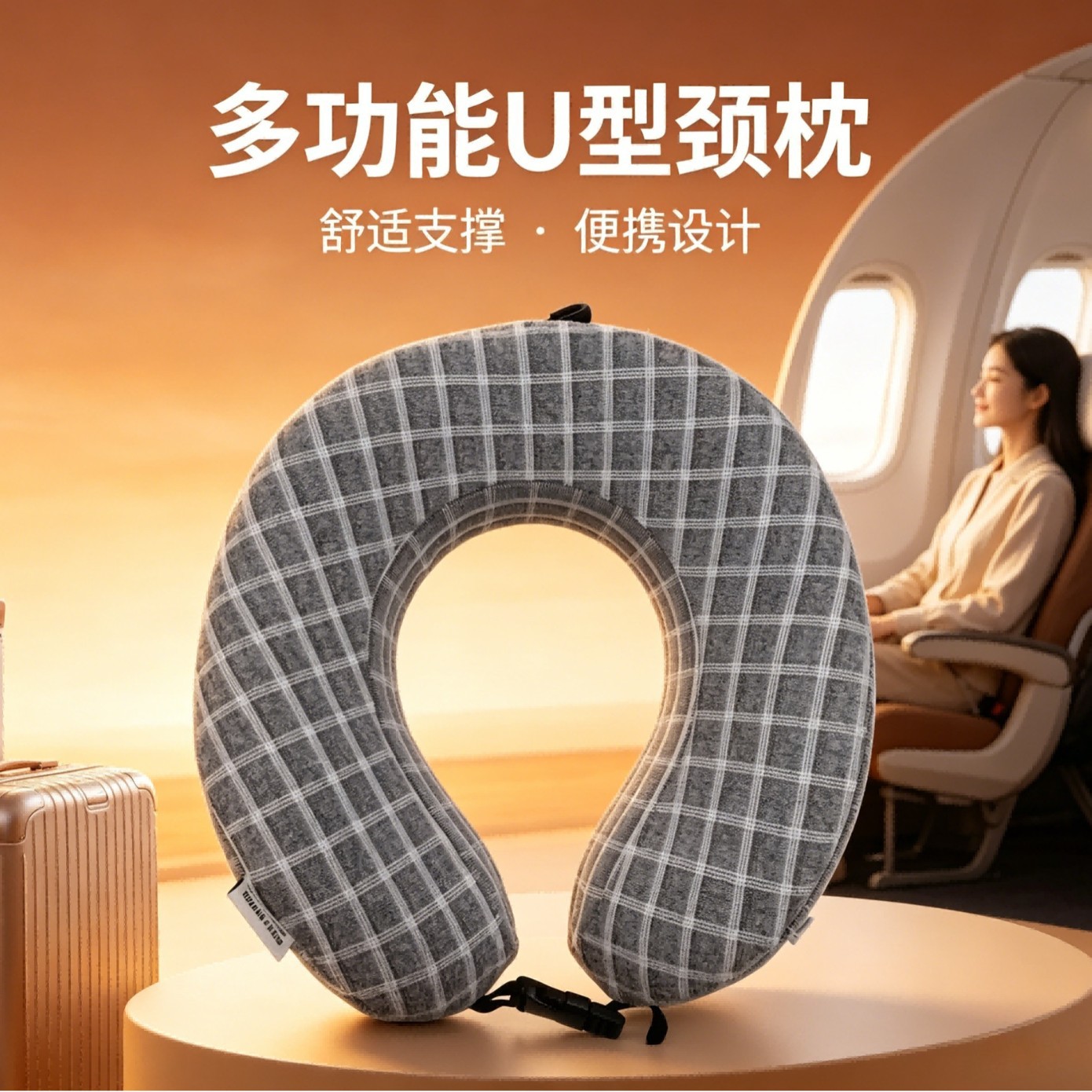 U型枕实物图