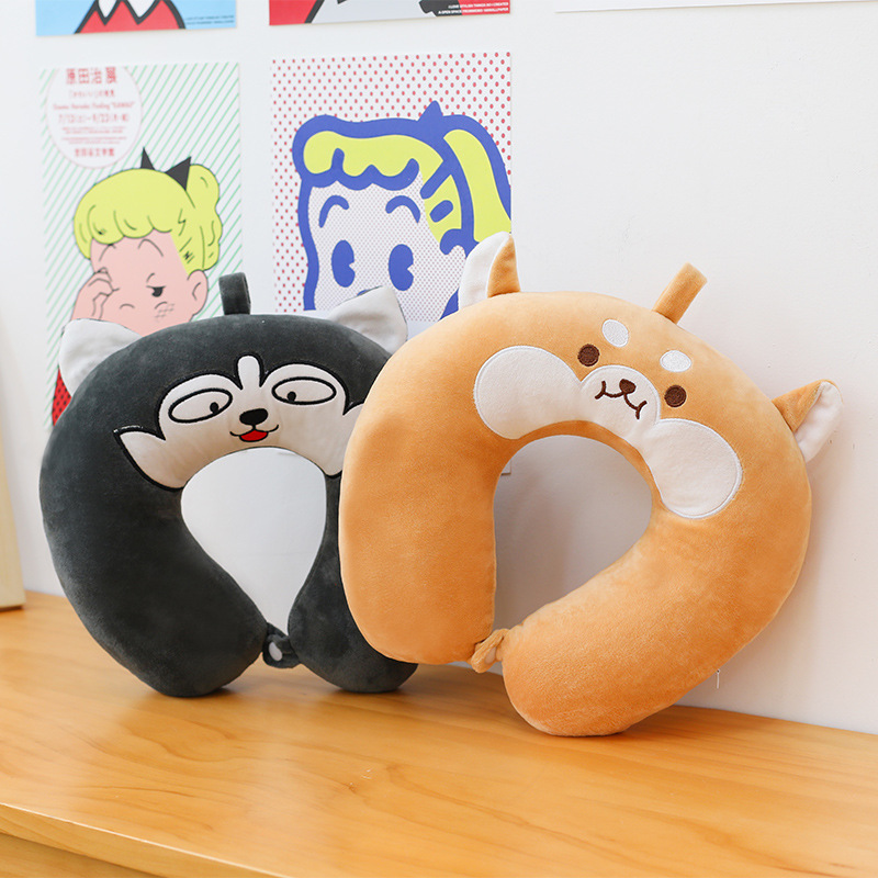 网红U型枕儿童学生午休睡觉创意便携式旅行坐车护颈头枕女生优选细节图