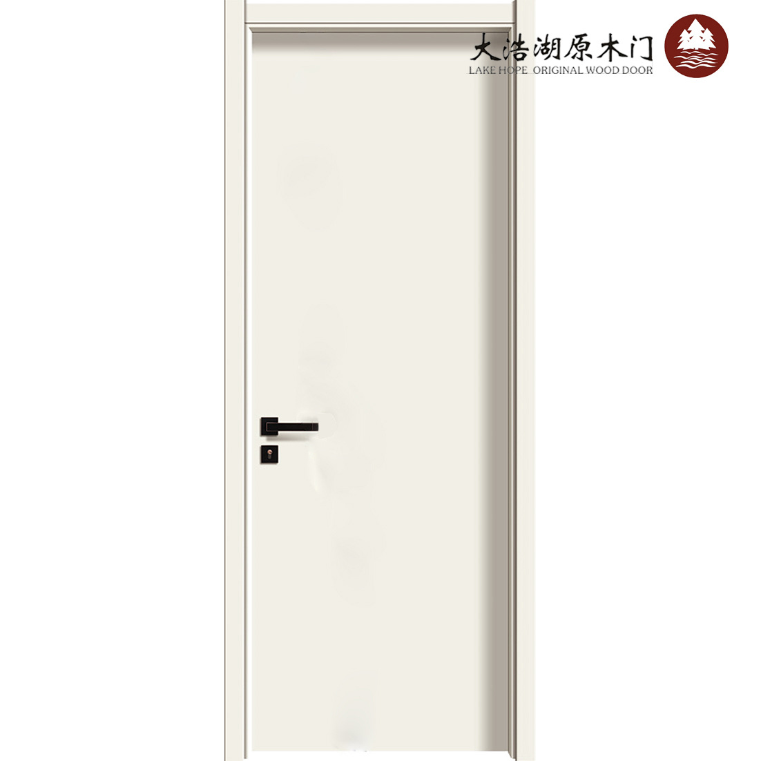 Wooden door manufacturers wholesale household bedroom doors, room doors, oak solid wood doors, ecological doors, interior doors, carbon crystal paint-free doors Item Picture