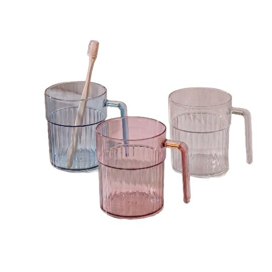 New household school supplies for students: mouthwash cup, mouth cup, brushing cup, cleaning water cup, high appearance level Item Picture