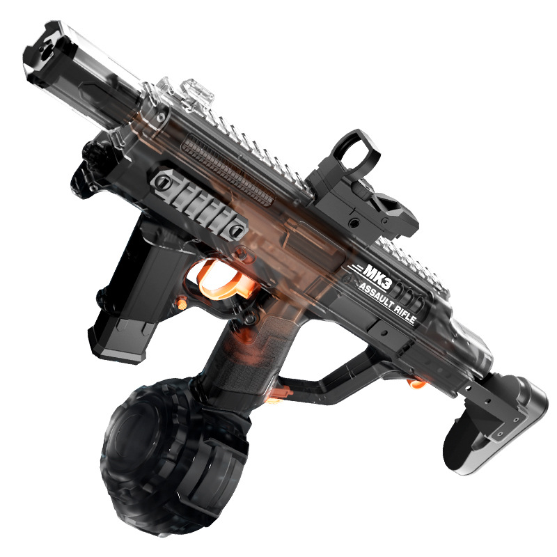 MK3 Fire Dance Water Gun toy: Large-capacity cool flash light linkage pulse self-priming electric continuous fire water gun Item Picture