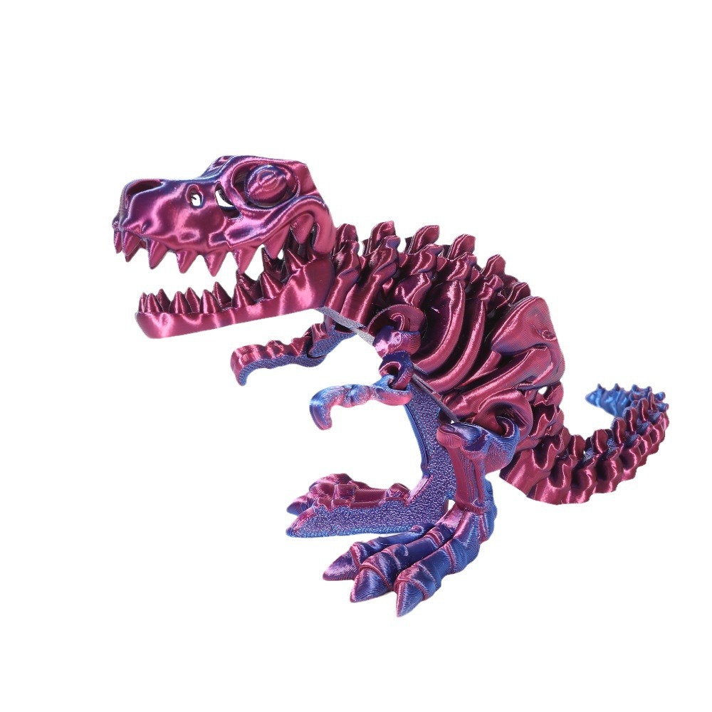 3D printed best-selling Tyrannosaurus rex dinosaur skeleton transformed figurines, gifts, handicrafts, trendy toys, and home items Item Picture