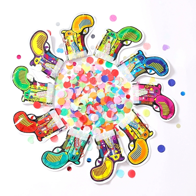 ins气球枪生日装饰场景布置礼花筒儿童派对充气拍照手持氛围道具细节图