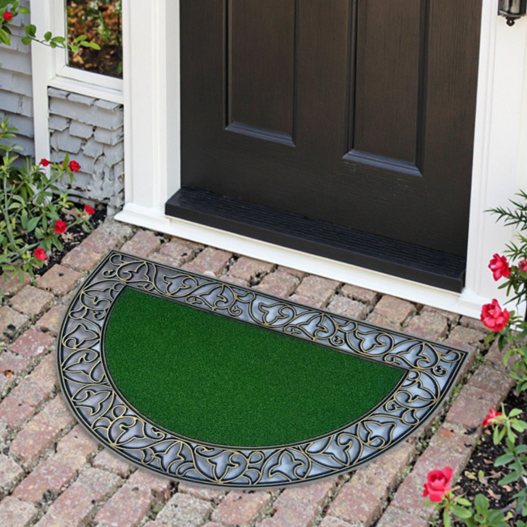 Black rubber and plastic anti-slip MATS, aluminum film injection molded MATS, popular European-style welcome MATS, machine-pressed MATS, door mud scraping MATS