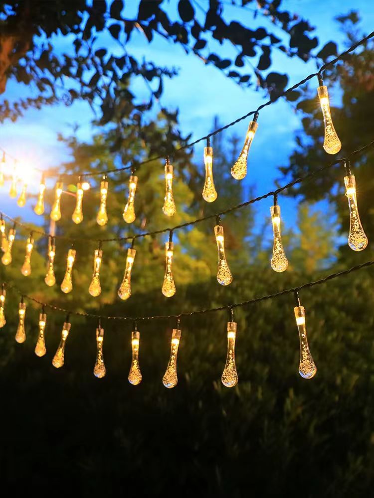 灯串/串灯/彩灯/led灯灯串/户外节日灯饰白底实物图