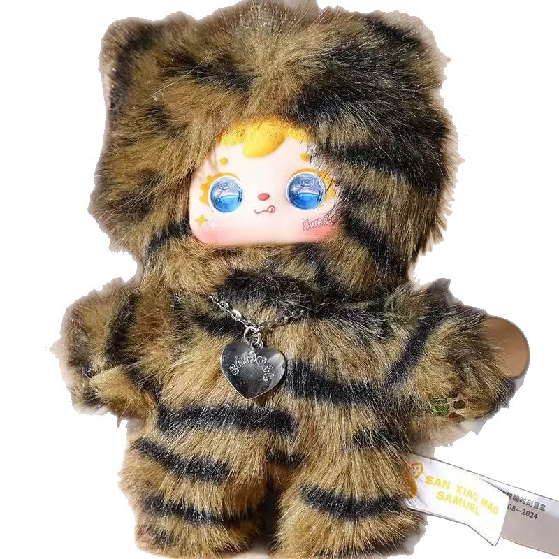 Three Little MAO Miao Miao's cool Moments: Plush Blind Box, Cute and Trendy Pendant, Plush figurine gift Item Picture