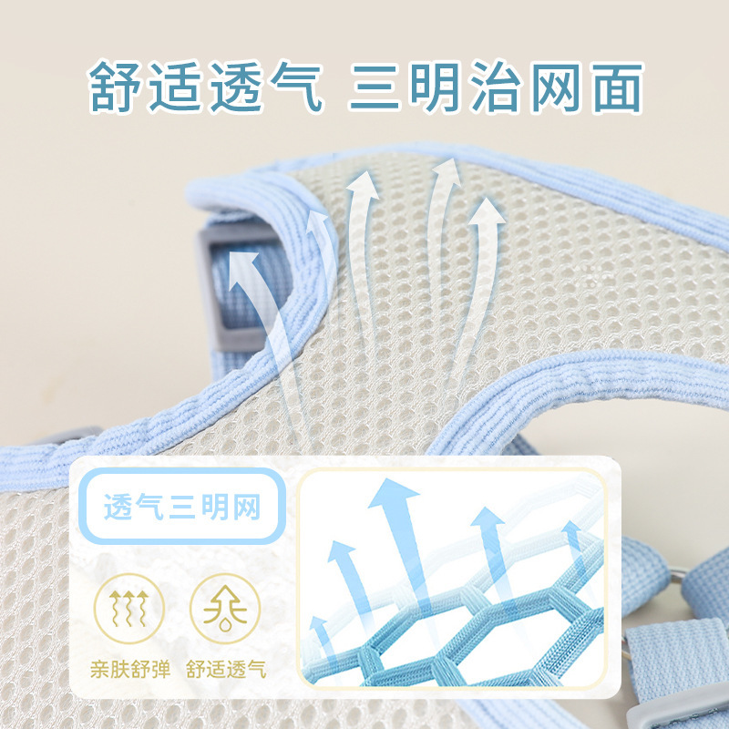 Puppy leash, vest style, small dog, Teddy, Bichon, Pomeranian special chest and back strap, puppy chain, dog leash Application Scenario