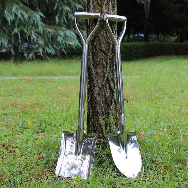 Stainless steel garden shovel, iron shovel, steel shovel, garden vegetable growing tools, agricultural and garden tools, soil digging wonder tools details Picture