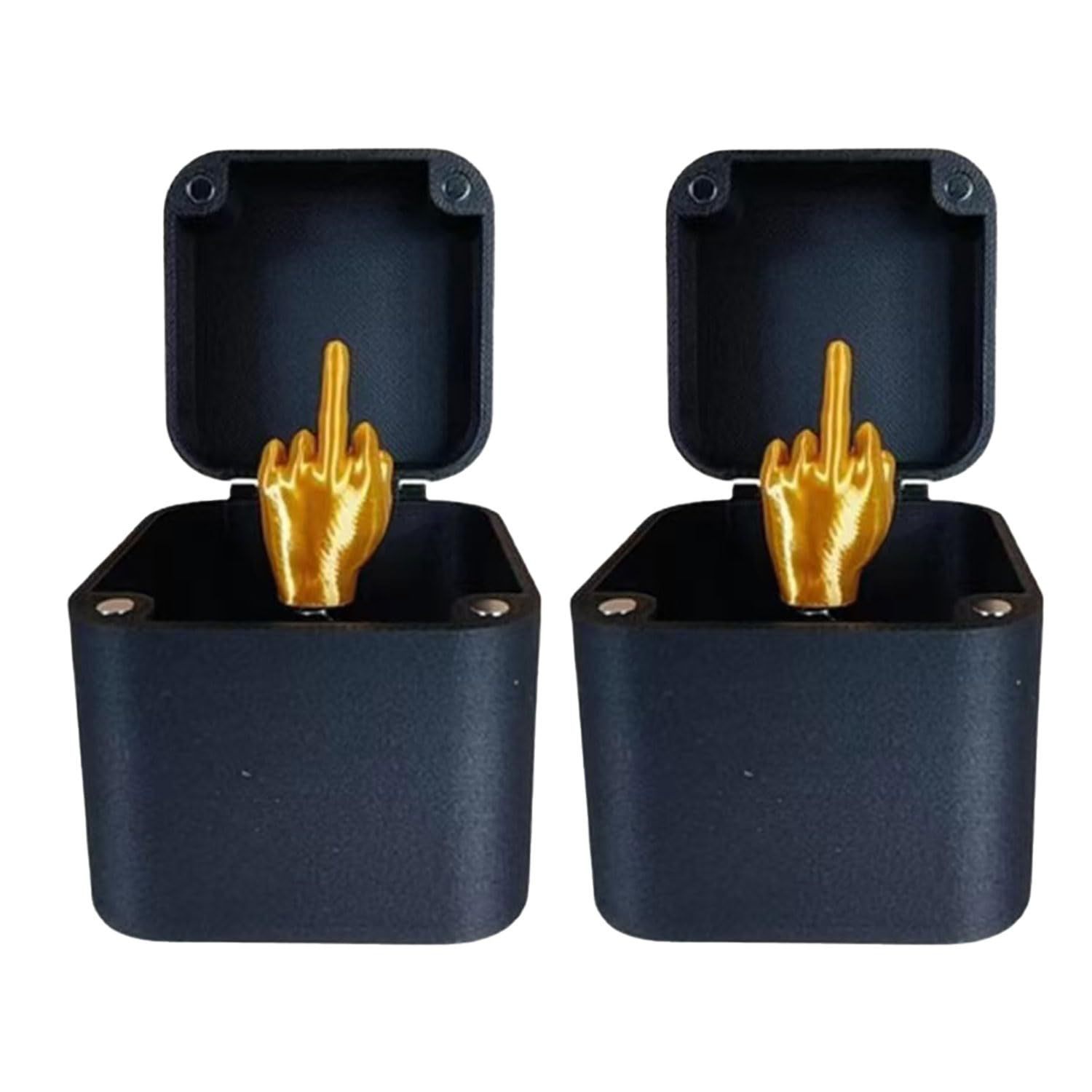 金色中指手势黑色盒子925戒指证书穿戴甲纯手工铜微镶戒指水晶原石配件水晶手链