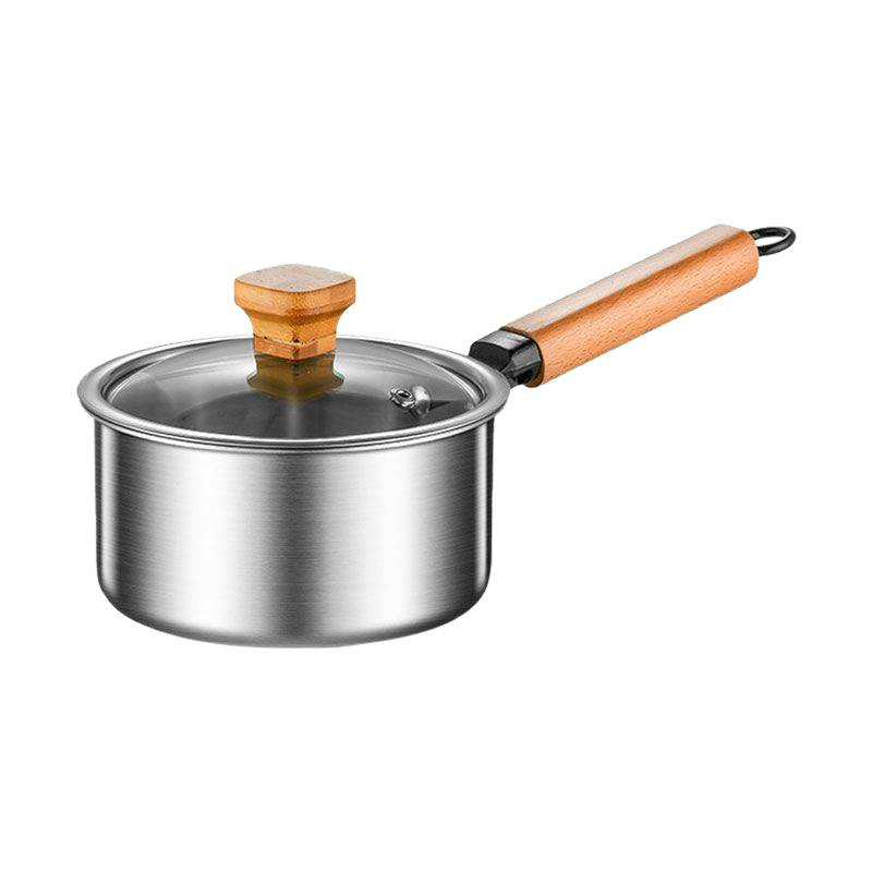 【 German Precision Engineering 】316 Extra thick stainless steel milk pot, non-stick pot for cooking noodles, small milk pot, induction cooker, gas universal Item Picture