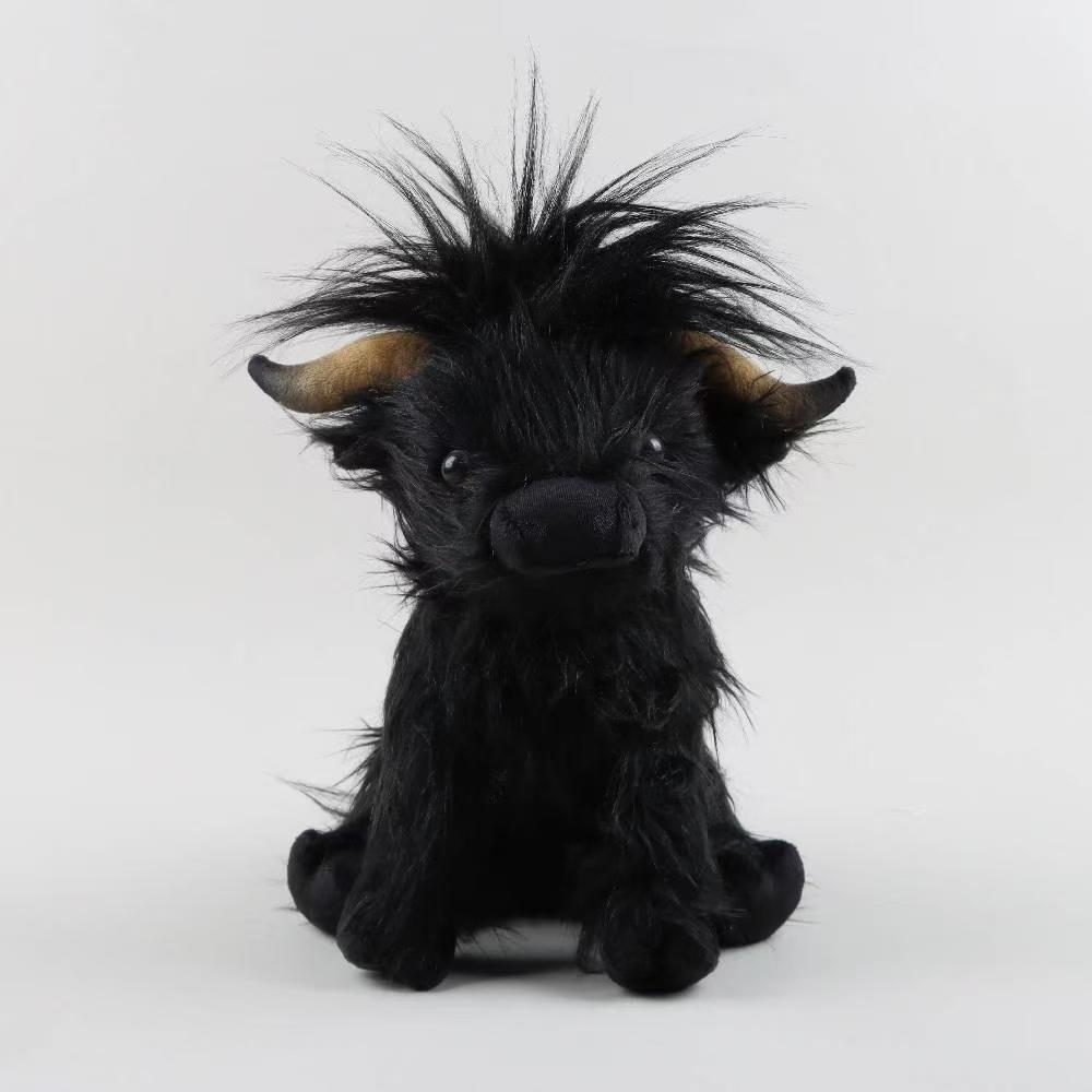 Cross-border new product Internet celebrity Highland Cow simulation Scottish Highland Cow plush toy cow figurine wholesale Application Scenario