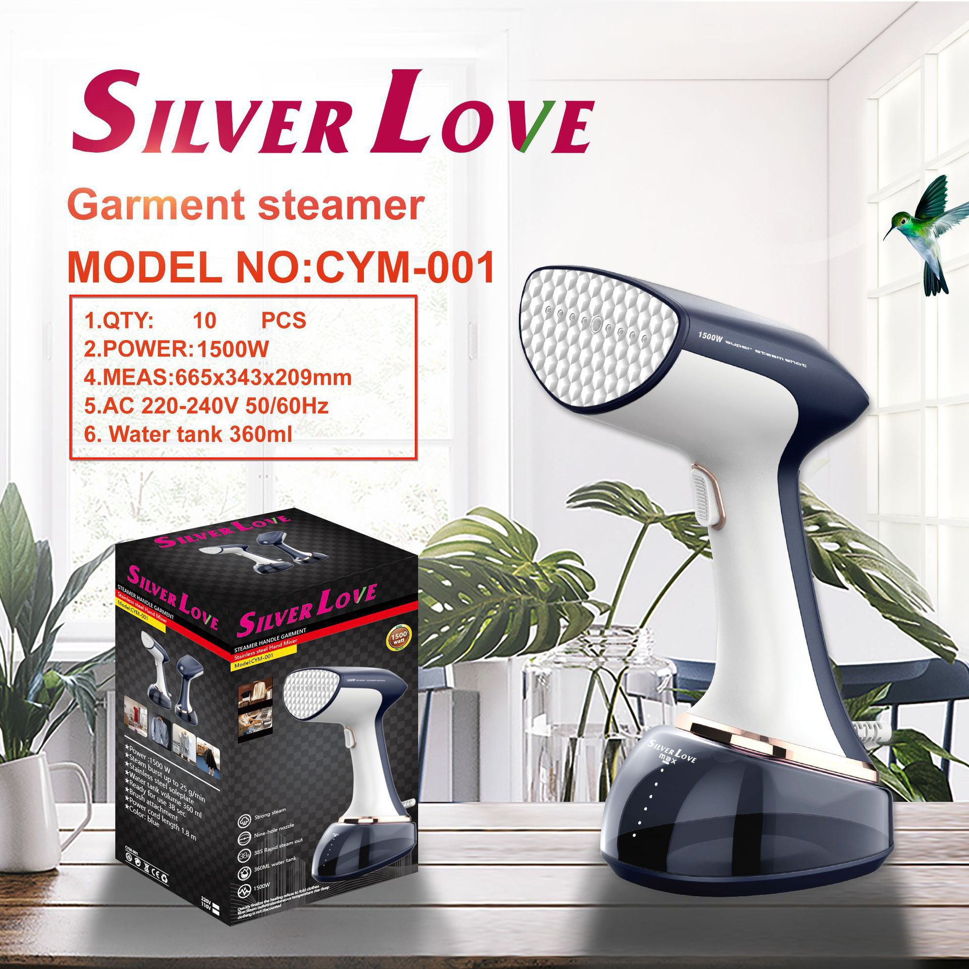 跨境专供欧规现货手持挂烫机电熨斗Handheld electric iron Gamme