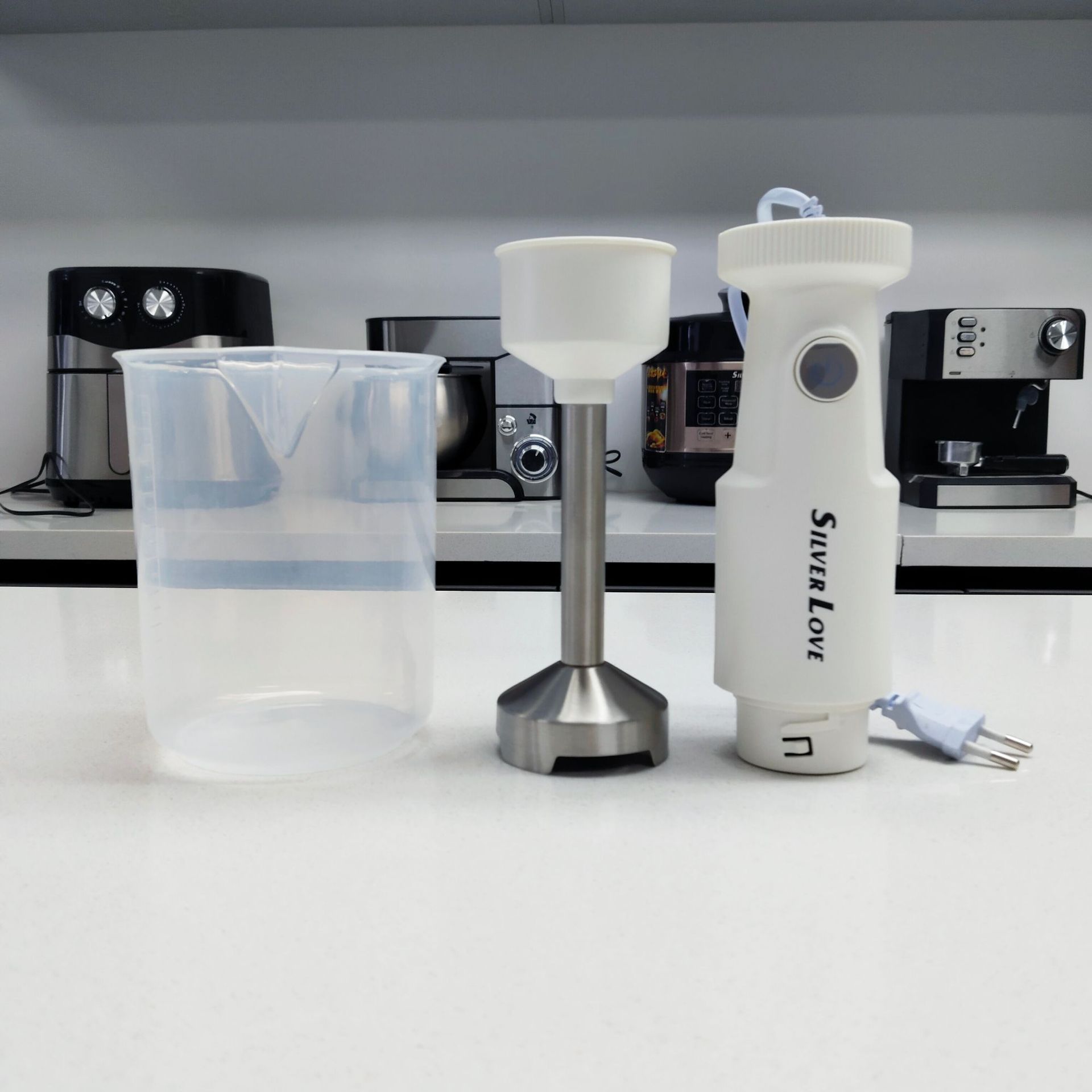 Cross-border foreign trade portable multi-functional food processor, baby food cooking stick, European standard household handheld electric 2-in-1 Z209 Specification image