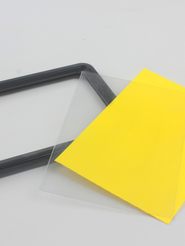 Supermarket promotion color A6 price frame, double-sided handwritten advertising board for fruit and vegetable snack store products, POP price tag holder Specification image