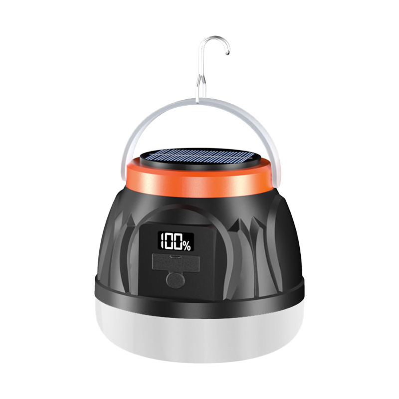 Solar-powered outdoor lights, camping lights, household power outage emergency lights, street stalls, night market stalls, ultra-bright rechargeable lighting bulbs