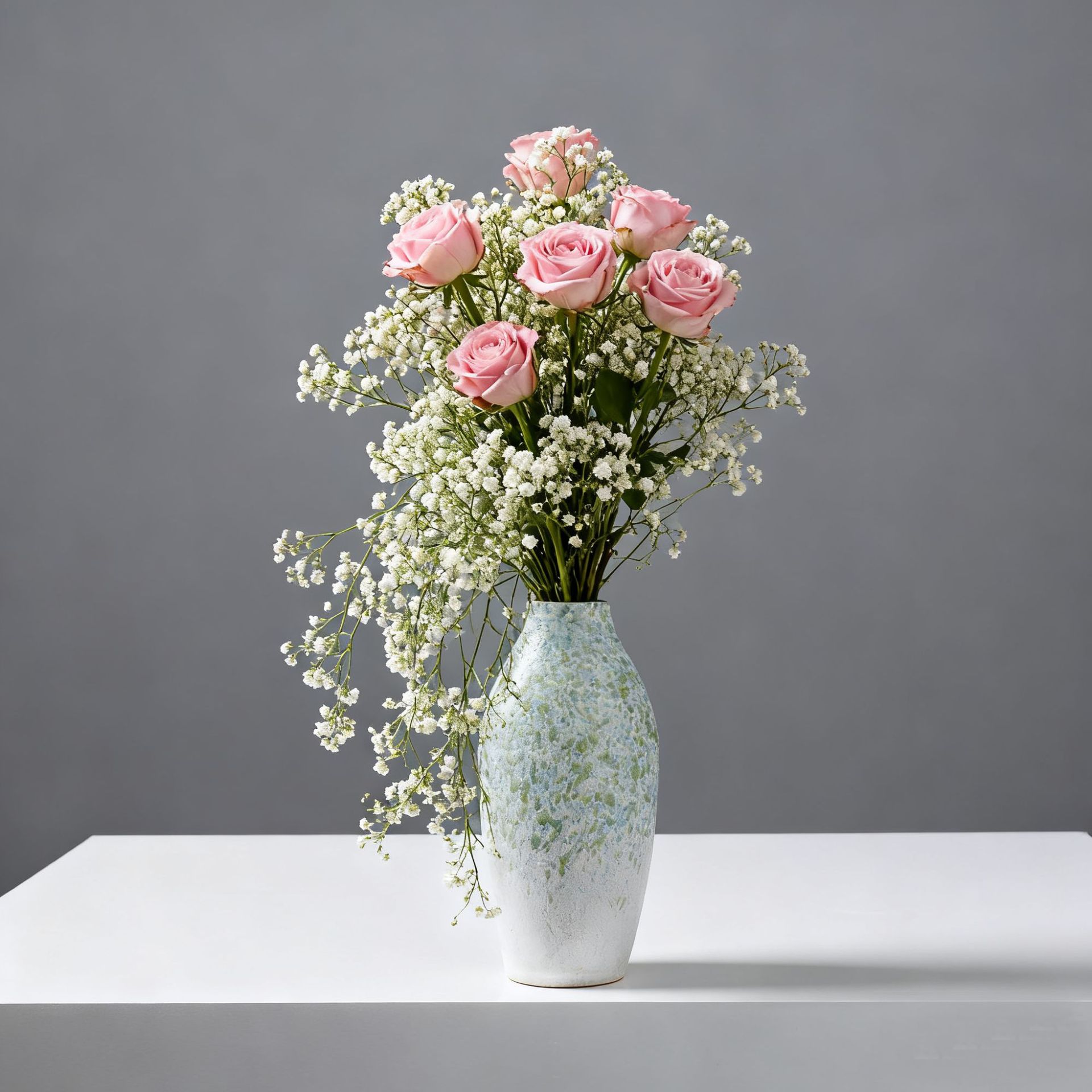 2025 Chinese-style retro ceramic jars, decorative vases, dried flowers, hydroponic, hotel, home, living room, entrance hall, flower arrangement ornaments, a sense of high-end Specification image