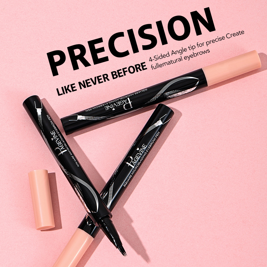 Cross-border PAGE VINE Amazon eyebrow pencil: Waterproof, sweat-proof, long-lasting, no smudge, each eyebrow clearly distinguishable, wild eyebrow pencil Application Scenario