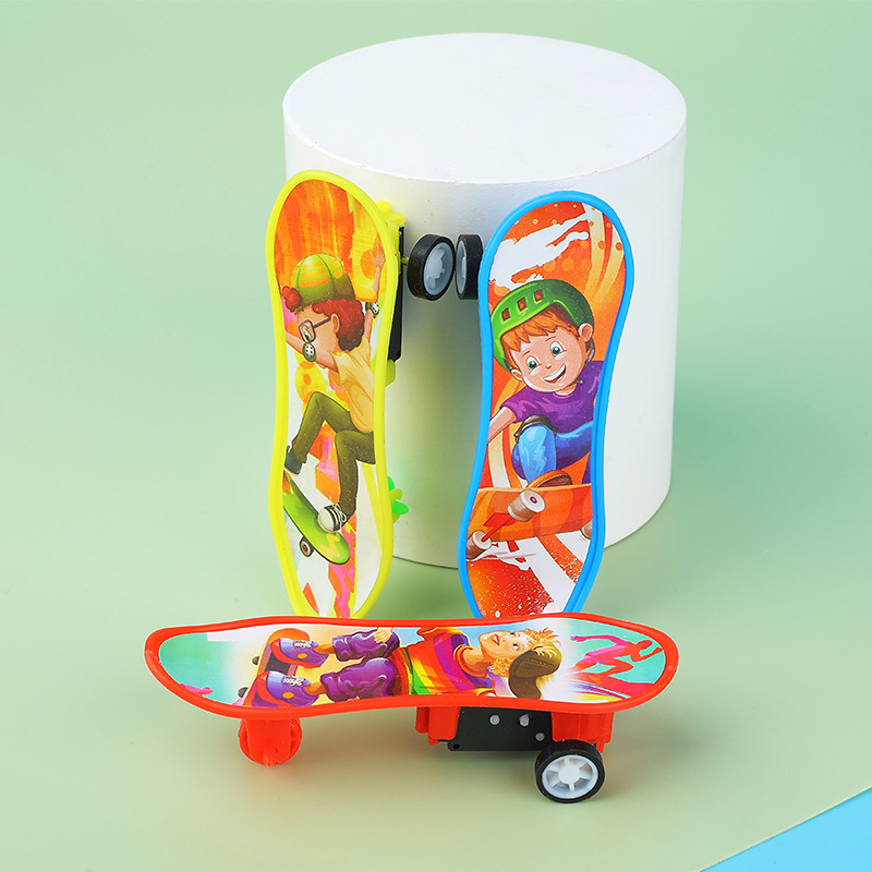 Finger rebound scooters, toys, children's sliding cars, boys and girls, street stalls, night market gifts, wholesale supply Specification image