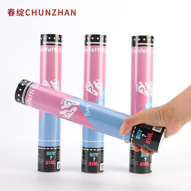 Cross-border fireworks Gender Revealed: Hand-twisted Rotating Surprise Party Fireworks Wedding Confluence in stock Specification image
