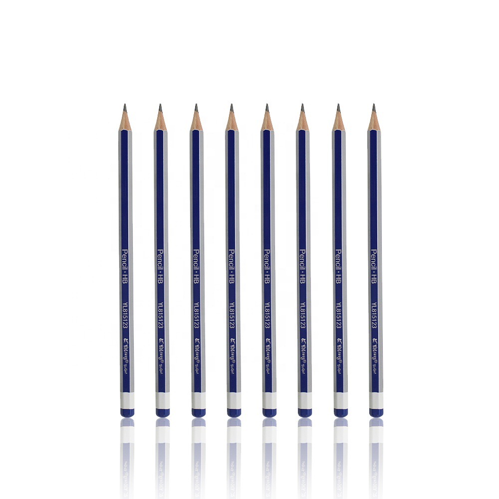 Yalong's best-selling 12-piece wooden standard pencil set for children, HB, students and schools