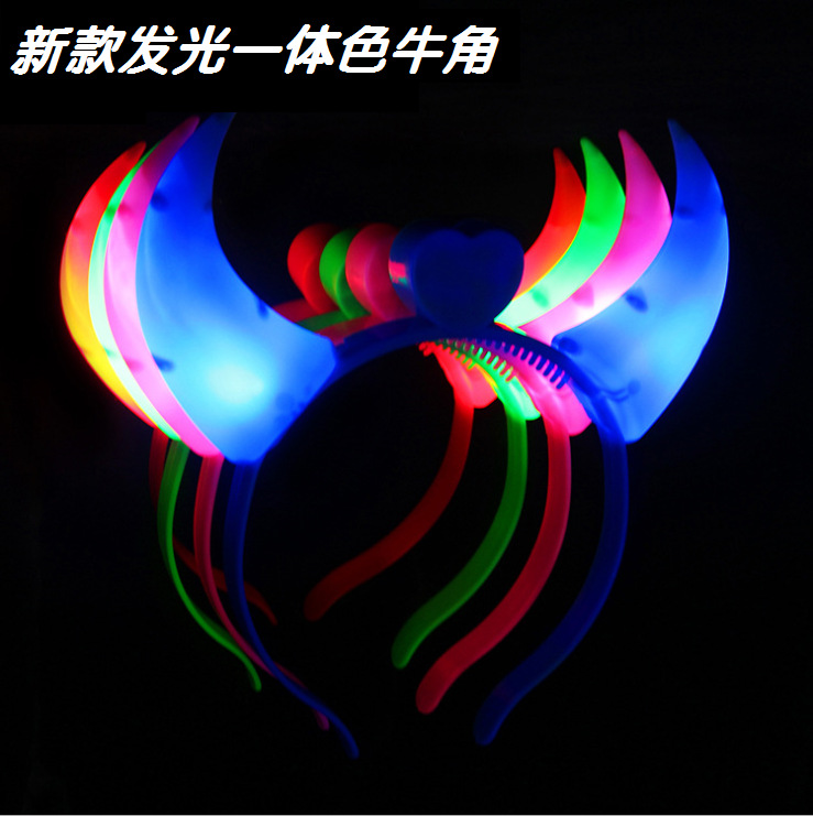 小孩发光玩具/发光头饰/跨年发箍发光/发光发箍/手持发光灯带细节图