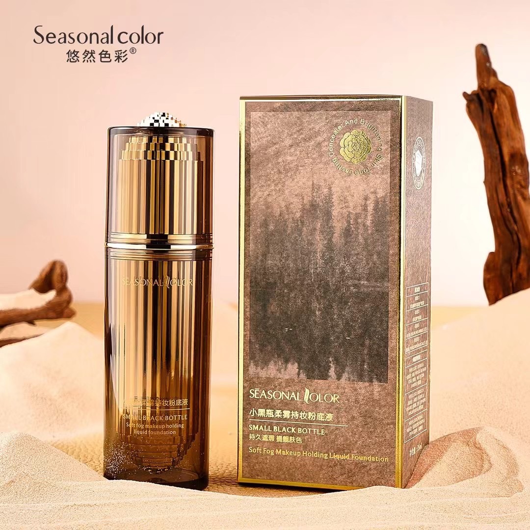 Youran Color Black Bottle Soft Matte Long-Lasting Foundation