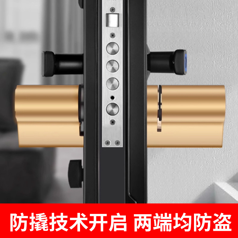 Anti-theft door lock core, entrance door, large door lock core, WJ all-copper lock core, universal AB lock core, Kaba lock core Specification image