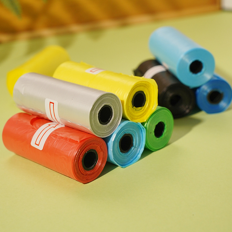 环保猫咪铲屎狗狗拾便袋连卷式宠物拾便袋一次性宠物垃圾袋批发