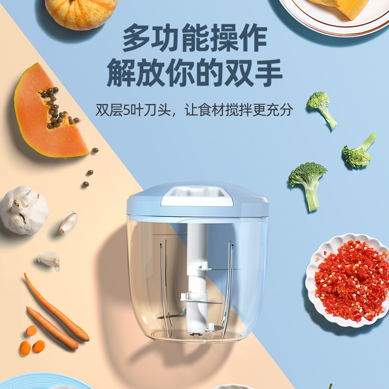 压蒜器家用蒜泥机手动捣碎打蒜器切蒜末搅蒜器拉蒜蓉臼子剥蒜神器细节图