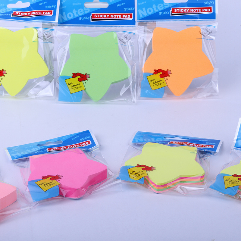The manufacturer supplies special-shaped fluorescent sticky notes, star N-time stickers, and 100-page fluorescent special-shaped instant notes details Picture