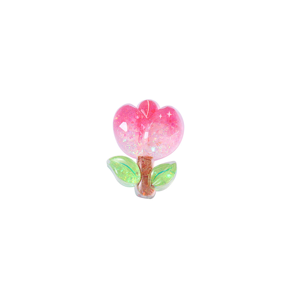 Luminous flash high-transparency sequin cut surface gradient color butterfly epoxy resin AB glue accessories diy jewelry accessories handmade hair accessory materials Item Picture