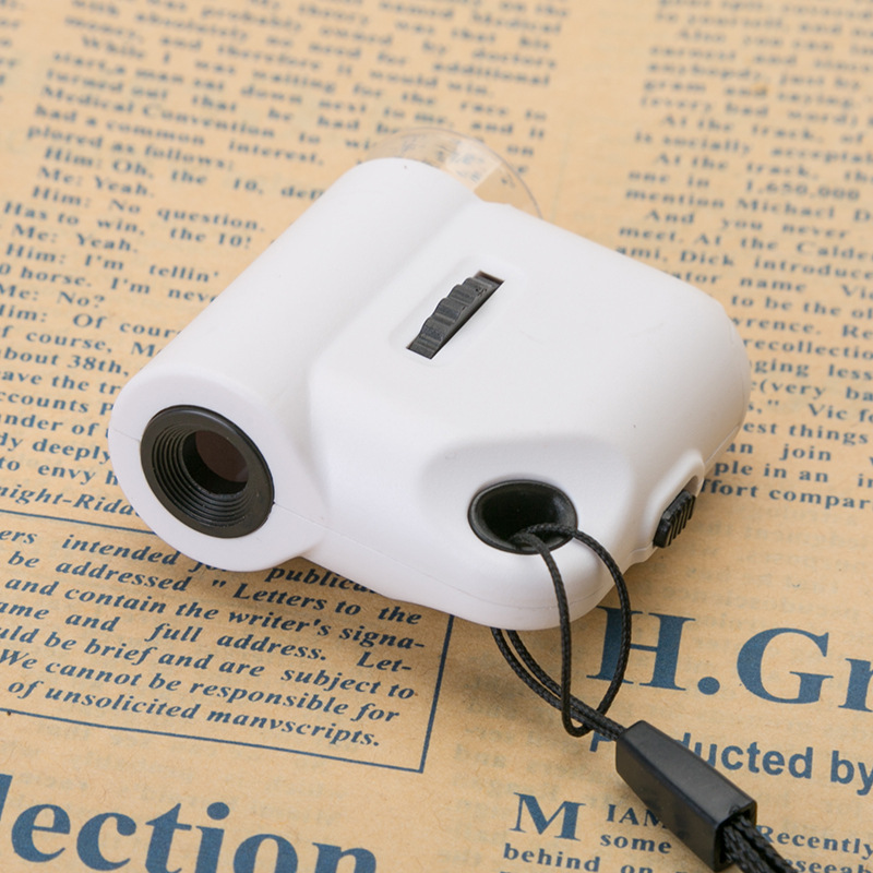 Children's portable led lamp microscope TH-7004C high-definition microscope wholesale white high-magnification magnifying glass Specification image