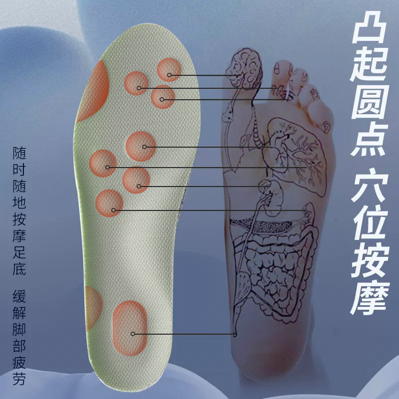 4D sports insoles for men and women, PU arch full pads, antibacterial, deodorizing, sweat-absorbing, breathable, highly elastic, shock-absorbing, leisure military training Application Scenario