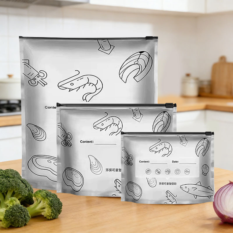 Aluminum foil sealed preservation bags, refrigerator freezing and refrigeration sealed bags, self-sealing bags, aluminum foil fresh-keeping bags, sealed portioning bags
