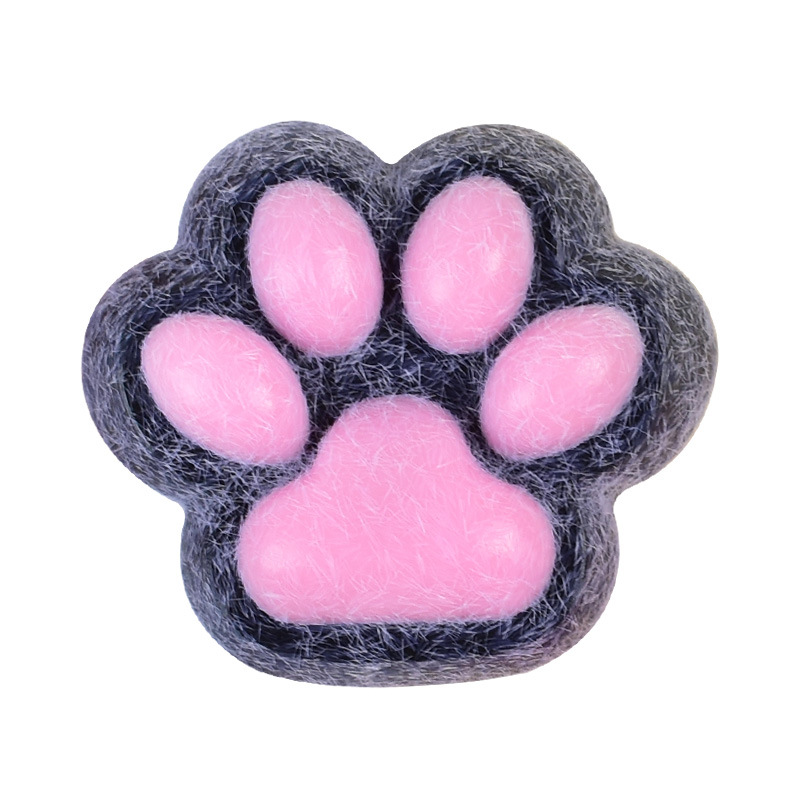 The same style of Xiaohongshu plush cat paw pinch fun stress-relieving toy, super soft mud texture food play Pinch fun stress-relieving toy Item Picture