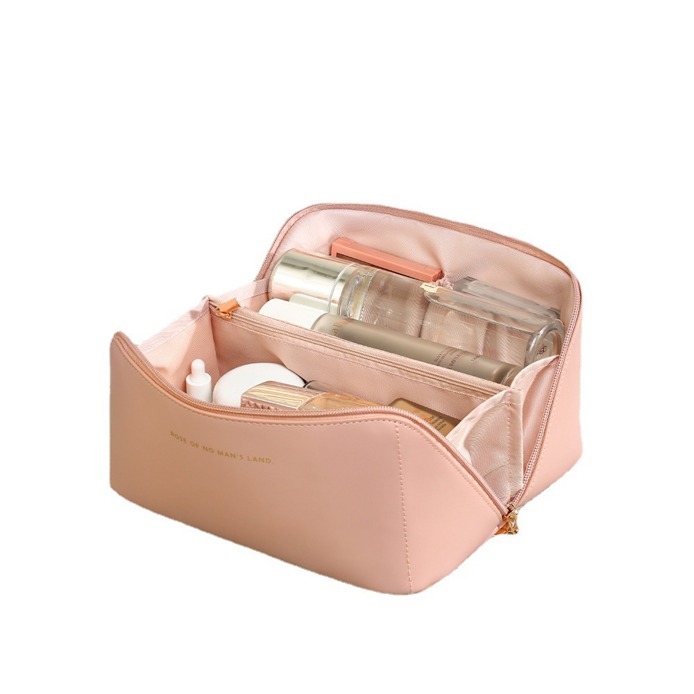 Bolsa cosmética minimalista almohada portátil bolsa cosmética bolsa de almacenamiento bolsa de viaje bolsa de tocador bolsa de maquillaje influenciador Item Picture