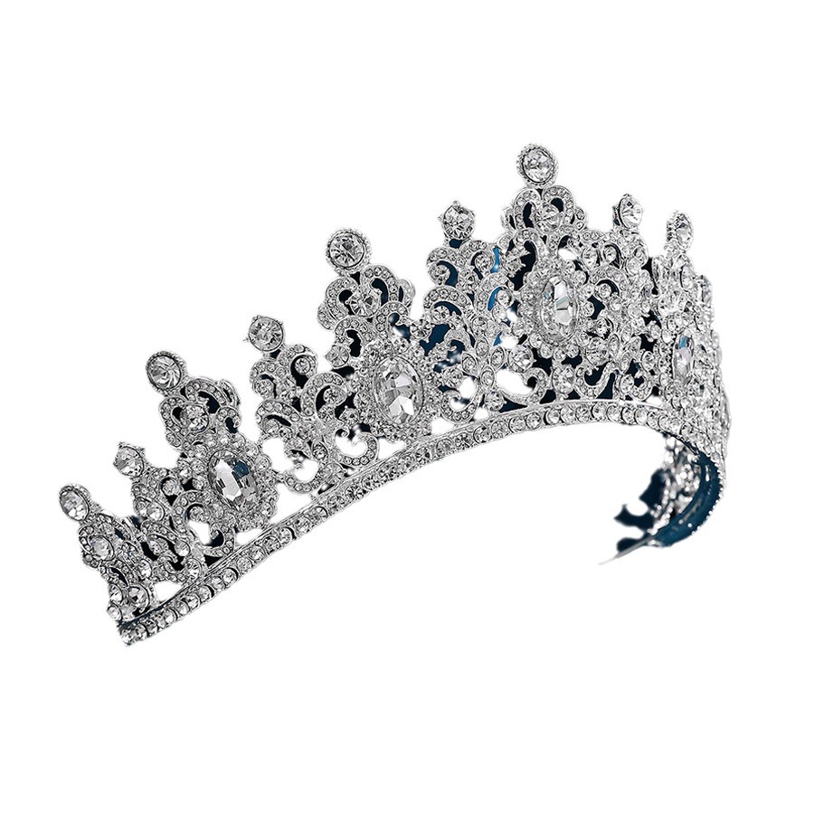 Bride's headwear, crown, luxurious crystal wedding dress, party accessories, wedding dinner, Korean-style birthday, wedding hair band wholesale Item Picture