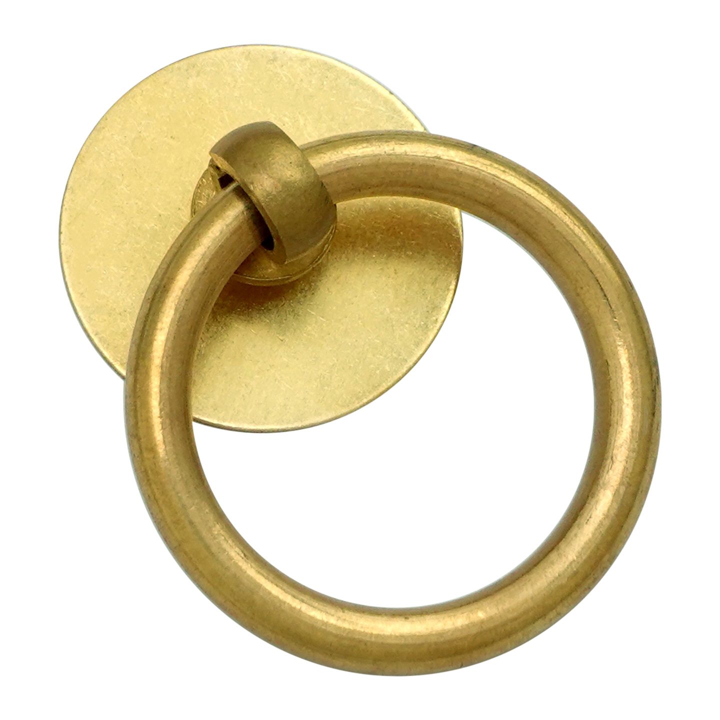 Retro copper coin pull rings, copper accessories for classical furniture, circular handle handles, new Chinese-style drawer pull rings, cabinet round handles Item Picture