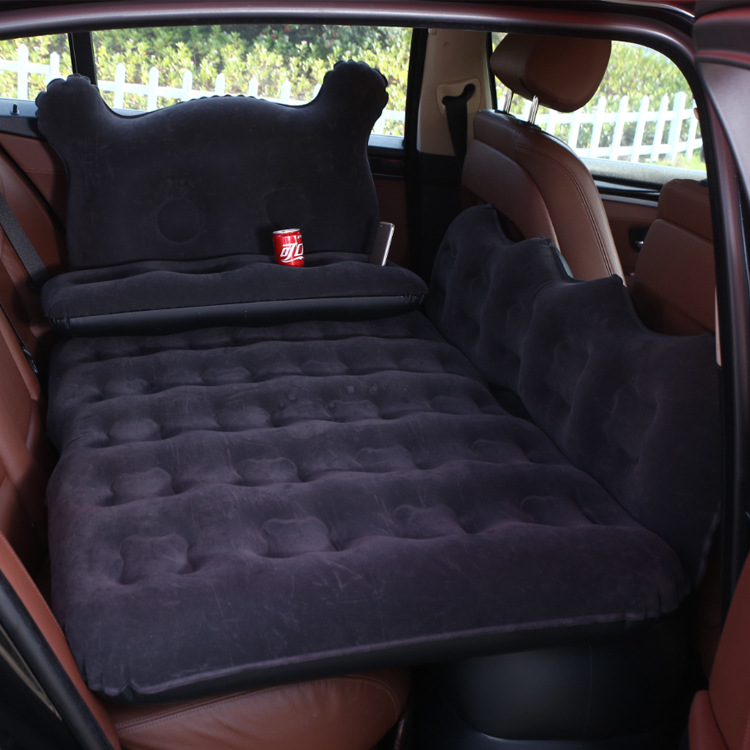 Car travel bed, SUV sedan, cartoon folding car inflatable mattress, car inflatable bed Bymaocar Specification drawing