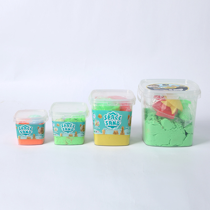 儿童太空沙玩具桶装便携儿童魔力太空沙手工玩具宝宝益智科教玩具